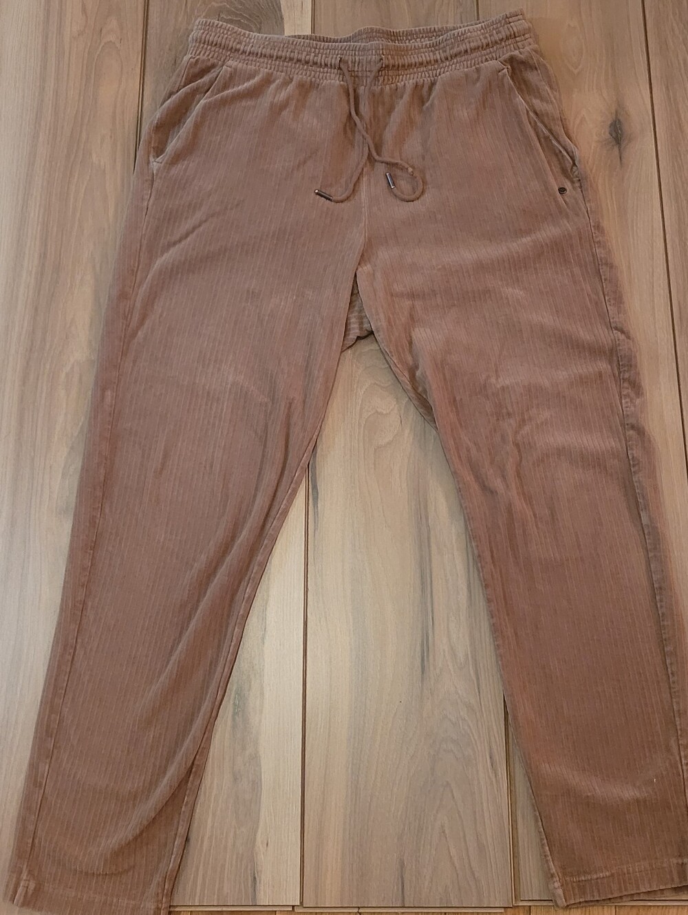 UGG Averey Corduroy Lounge Jogger Pants Brown Tan Large